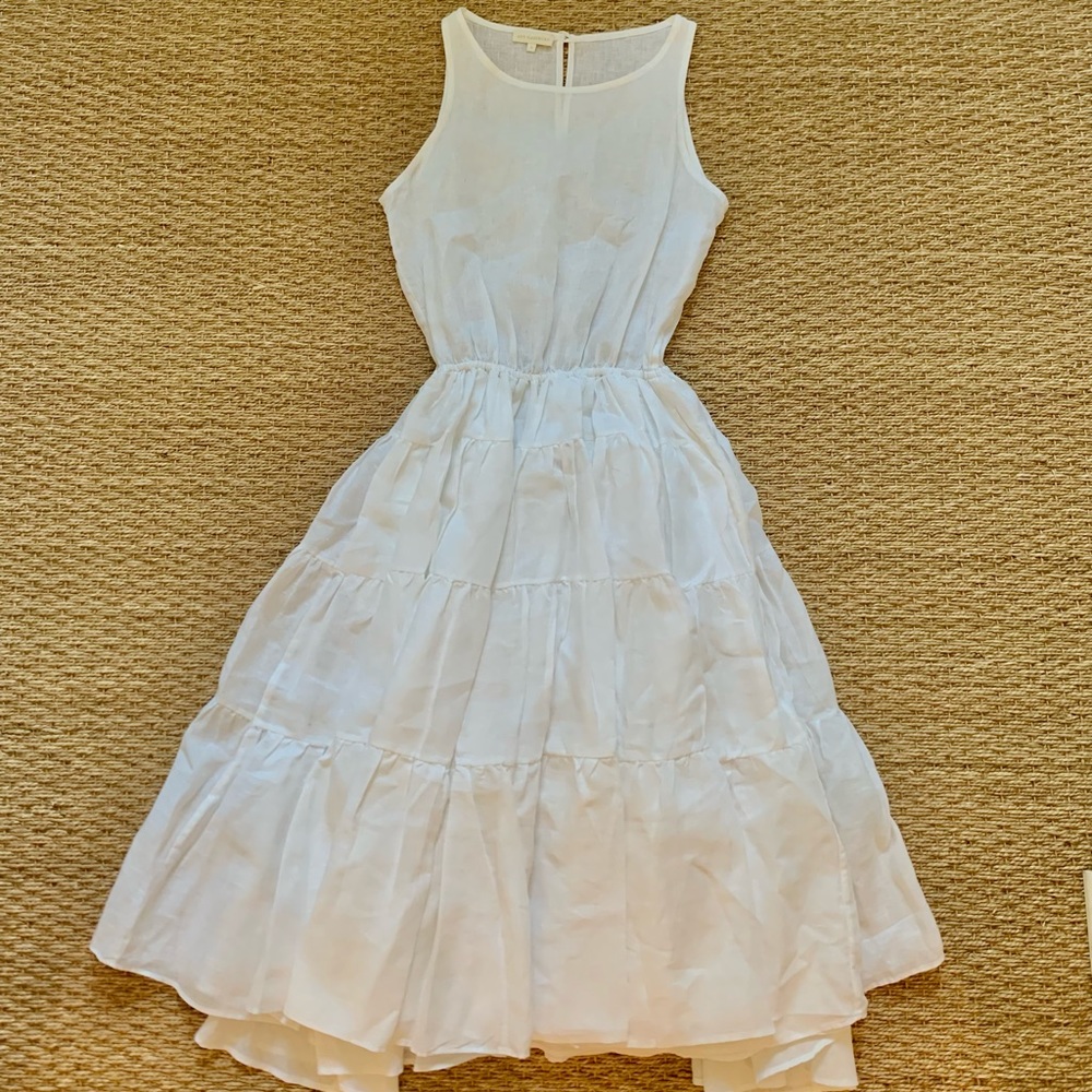 White Layered Ann Mashburn Dress